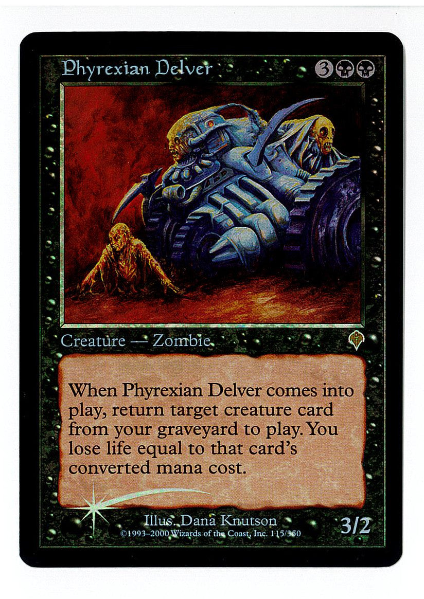 (英) 【Foil】 ファイレクシアの発掘者 / Phyrexian Delver 【INV】 No.115 SP