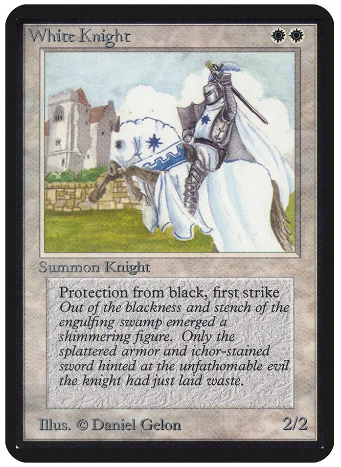 (英)白騎士 / White Knight【ALPHA】 No.043 [Alpha Edition]MP