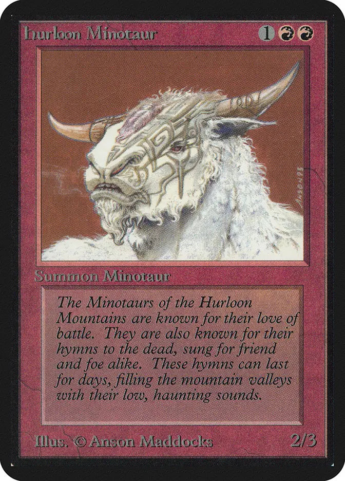 (英)ハールーン・ミノタウルス / Hurloon Minotaur【ALPHA】 No.158 SP [委託販売品]